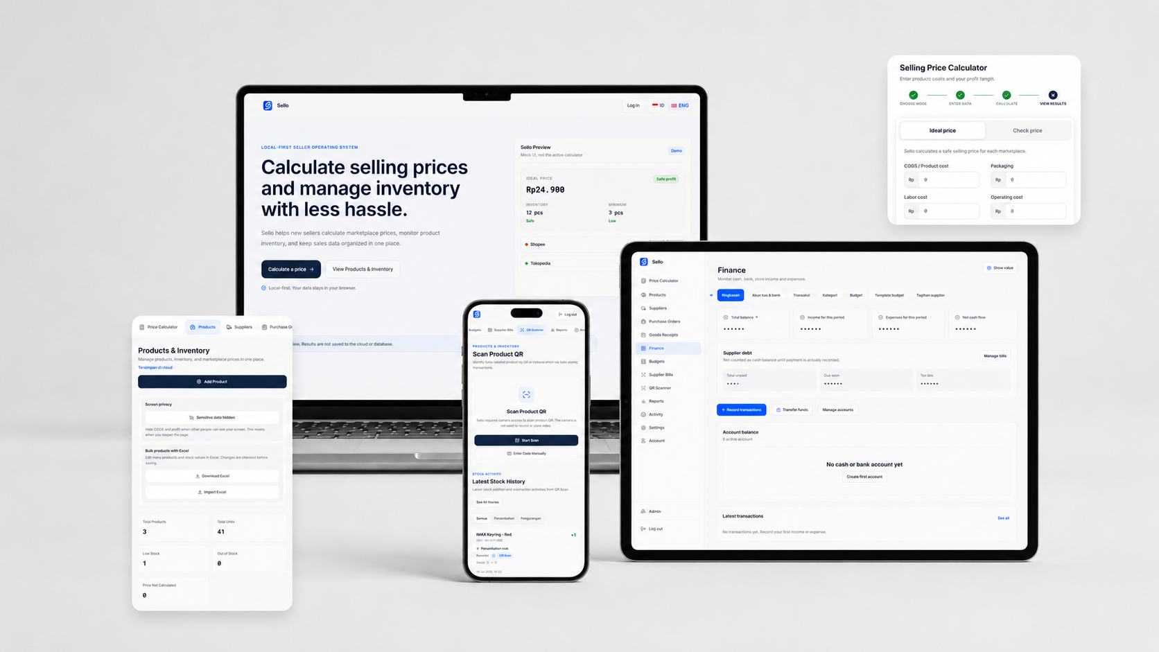 Sello — Seller Operations System preview